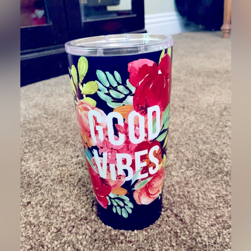 NEW Good Vibes Insulated stainless steel tumbler
